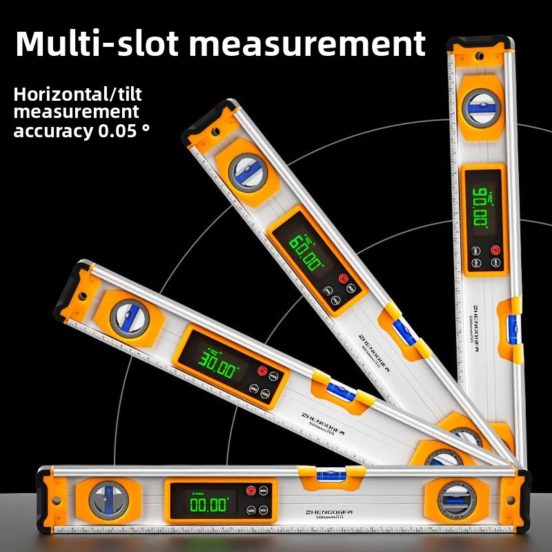 Industrial Laser Line Generator - ไม้บรรทัดระดับดิจิตอลที่มีความเสถียรสูง ไม้บรรทัดวัดระดับอิเล็กทรอนิกส์ความแม่นยำสูง ระดับอุตสาหกรรม ไม้บรรทัดแม่เหล็กแรงสูง วัดระดับด้วยเลเซอร์ รุ่น