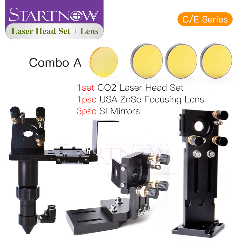 Co2 Laser Mirror - ชุดหัวเลเซอร์ CO2 Startnow ขนาดเลนส์เส้นผ่านศูนย์กลาง 20 มม.