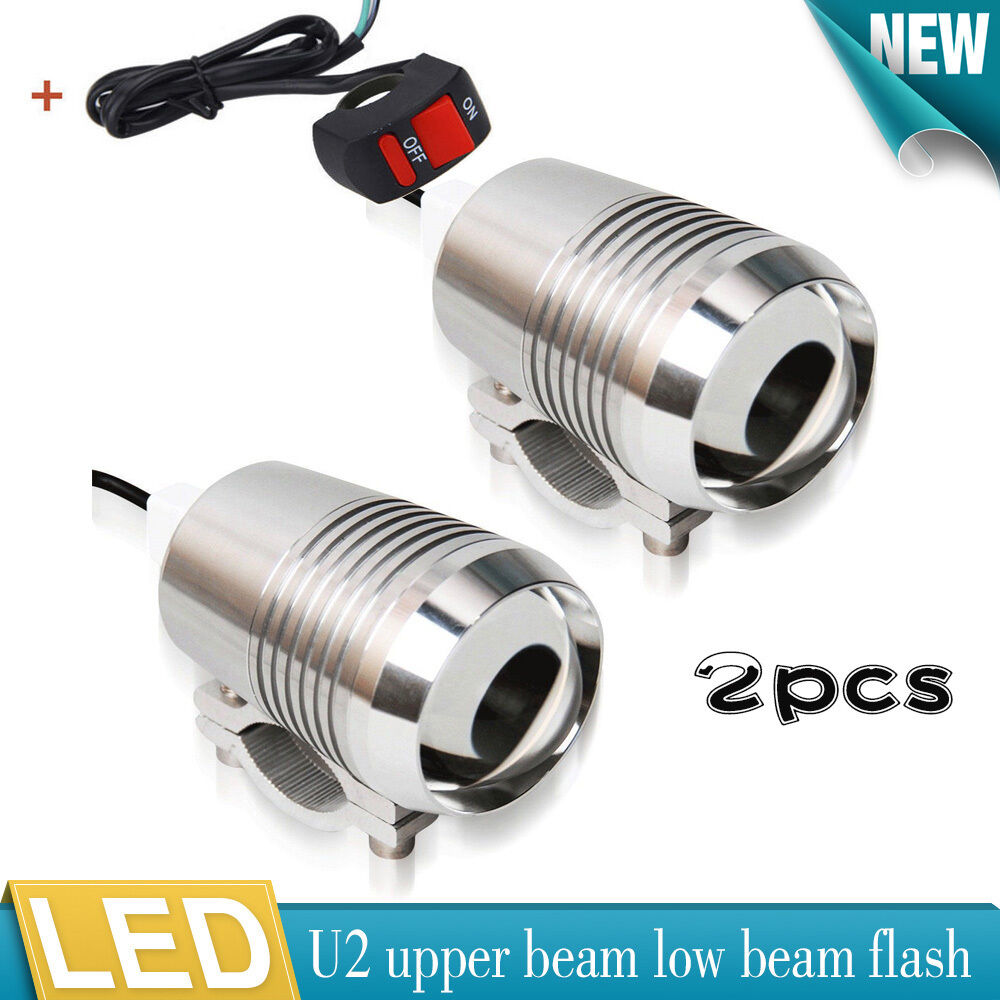 Industrial Laser Beam - คู่ 12V รถจักรยานยนต์ Spot FOG Light