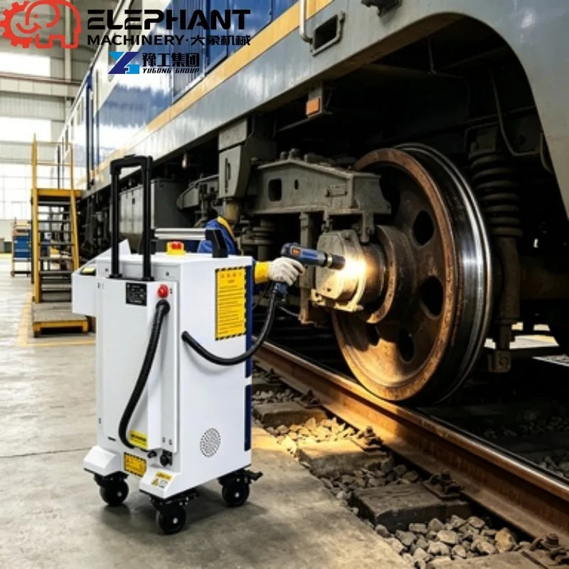Industrial Laser Paint Remover - เครื่องทำความสะอาดไฟเบอร์เลเซอร์แบบมือถือสำหรับงานอุตสาหกรรม 1000W จากโรงงานโดยตรง กำจัดสนิมและสีบนโลหะ พร้อมการรับประกัน 2