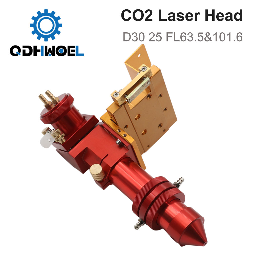 Co2 Laser Mirror - หัวเลเซอร์ CO2 ระบายความร้อนด้วยน้ำ พร้อมกระจก 30 มม.