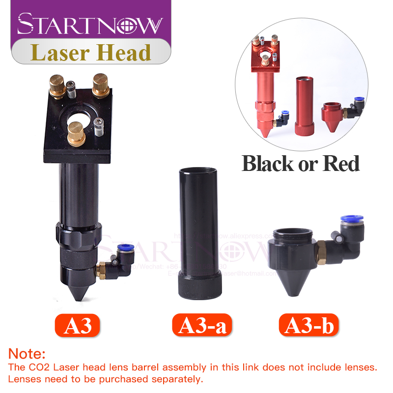 Co2 Laser Mirror - CO2 เลเซอร์ชุดเลนส์โฟกัสอุปกรณ์ 3rdกระจกMount & AirหัวฉีดCO2 Laser