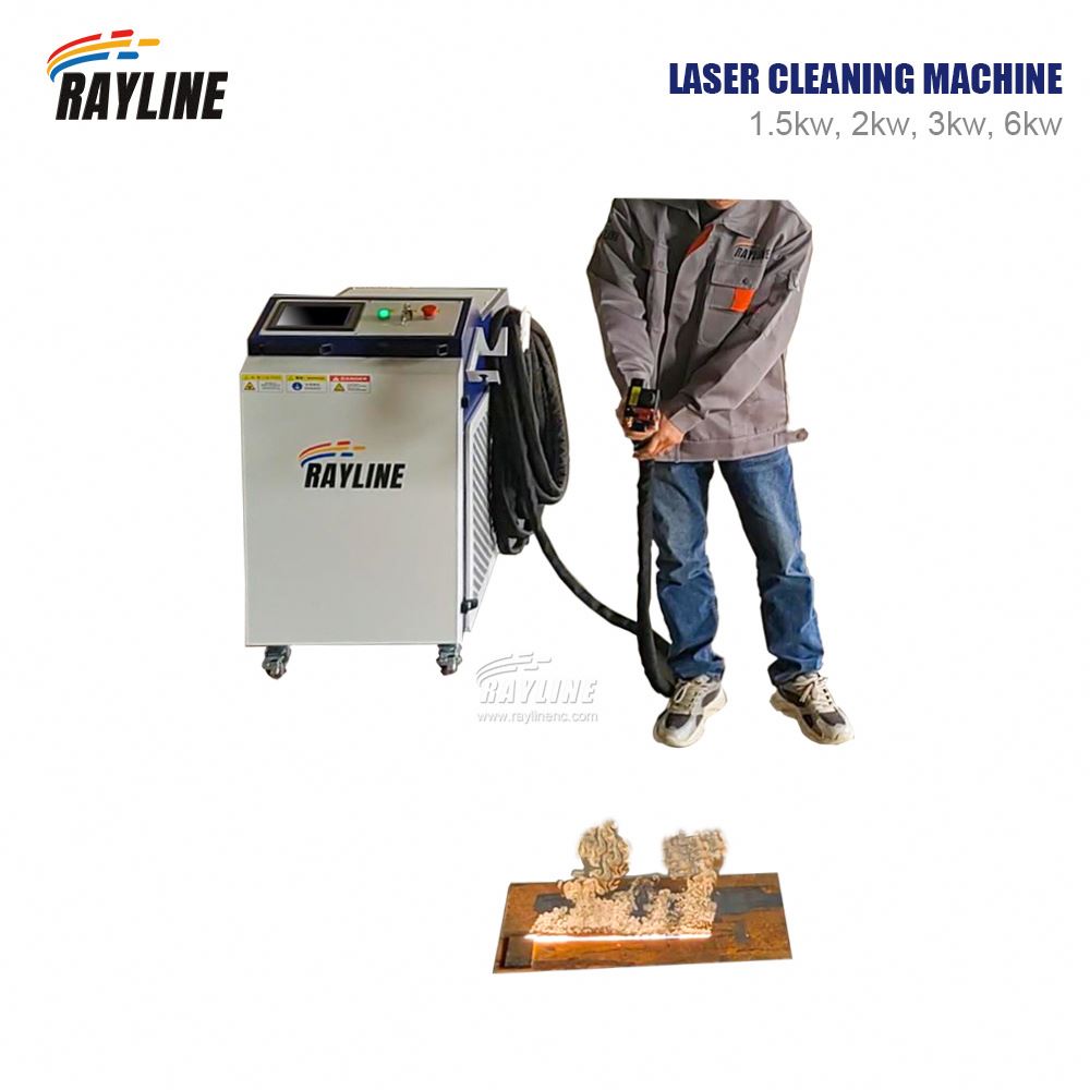 Industrial Laser Paint Remover - เครื่องทำความสะอาดด้วยเลเซอร์อุตสาหกรรม 3000W เลเซอร์ไฟเบอร์แบบพัลส์ กำจัดสนิม สำหรับงานลอกสนิม ลอกสี