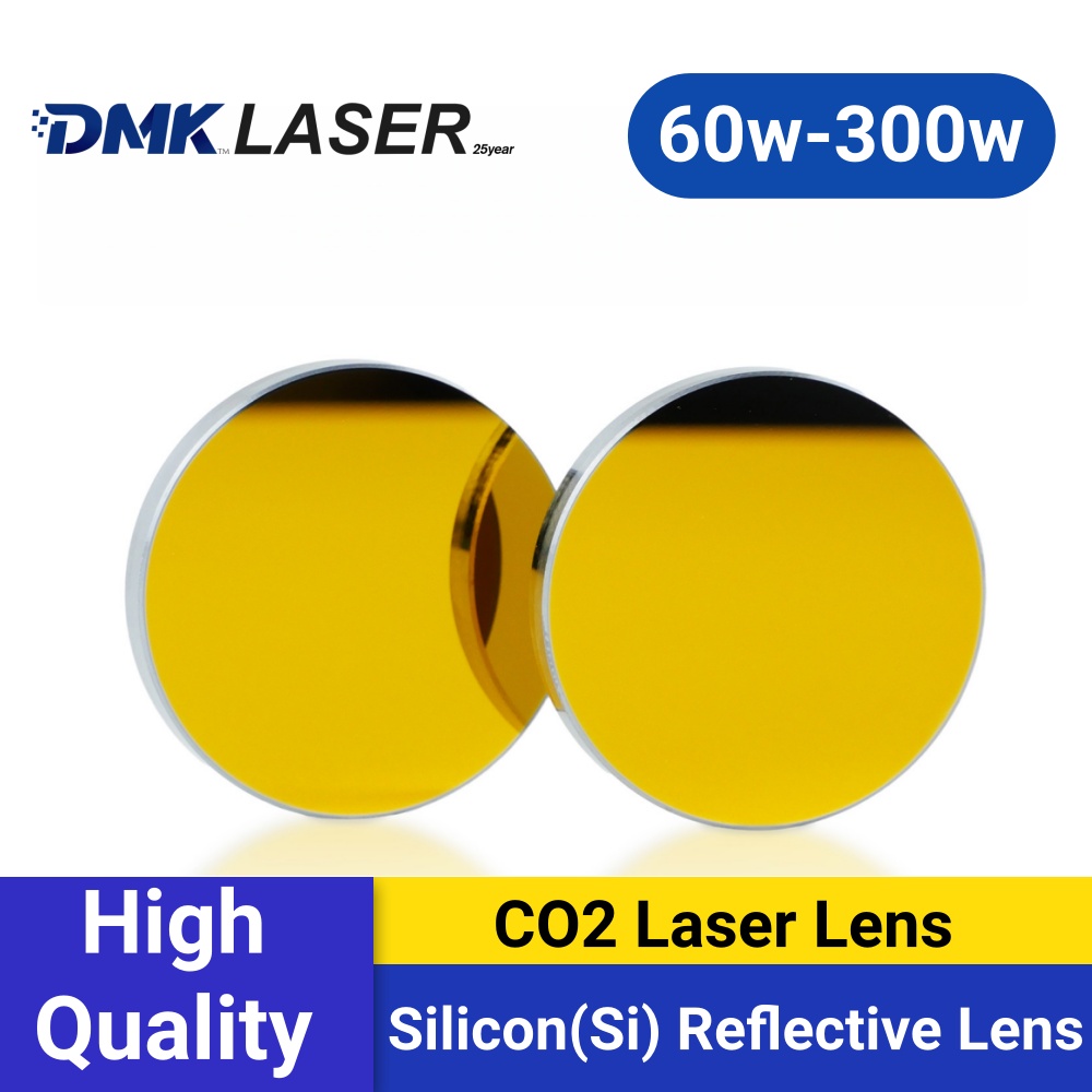 Co2 Laser Mirror - กระจกสะท้อนแสงซิลิคอน (Si) DMK ขนาด 19/20/25/30/38.1 มม.