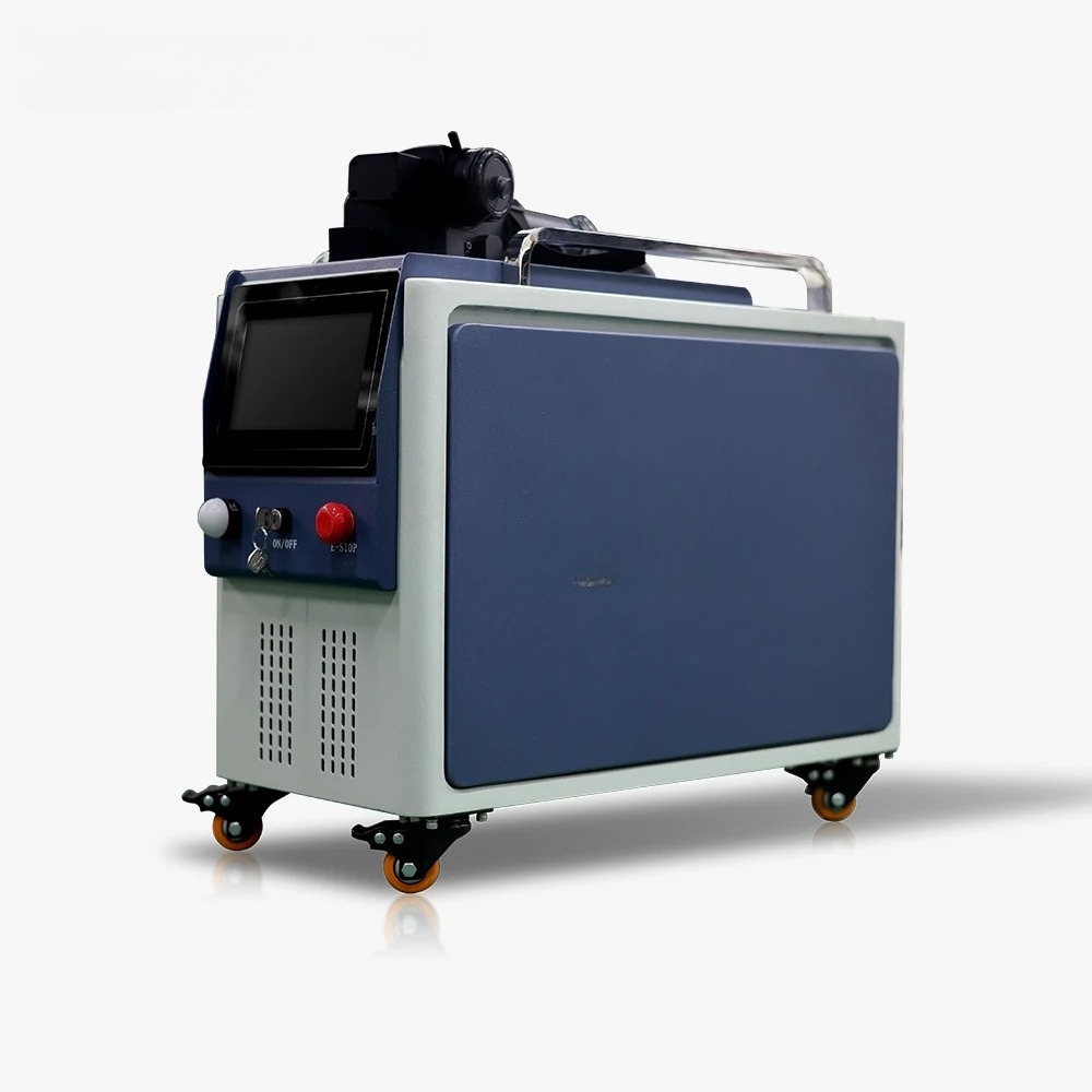 Industrial Laser Paint Remover - เครื่องทำความสะอาดด้วยเลเซอร์พัลส์ 100W 200W 300W สำหรับกำจัดคราบสีและคราบไขมันในอุตสาหกรรม