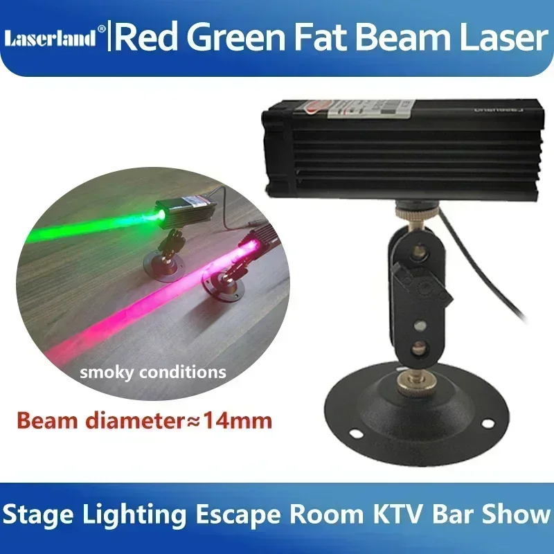 Industrial Laser Beam - 650nm 520nm สีแดงสีเขียว Dot FAT Beam