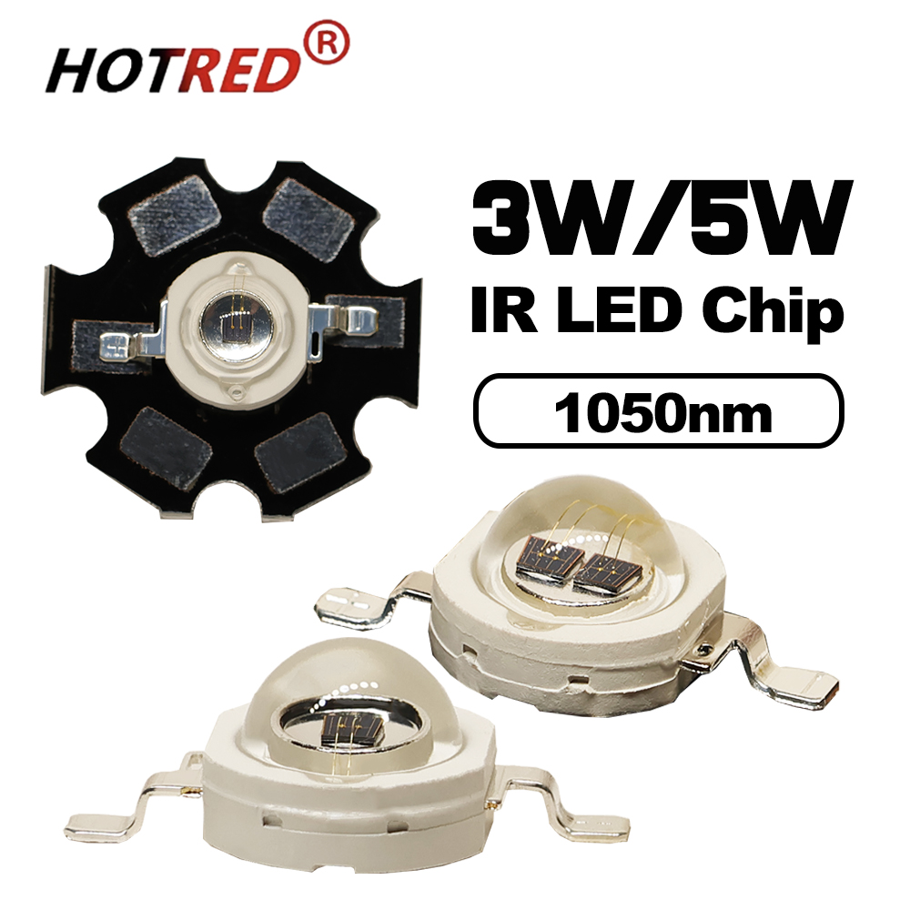 Industrial Laser Beam - 1-10 ชิ้น IR LED 3W 5W