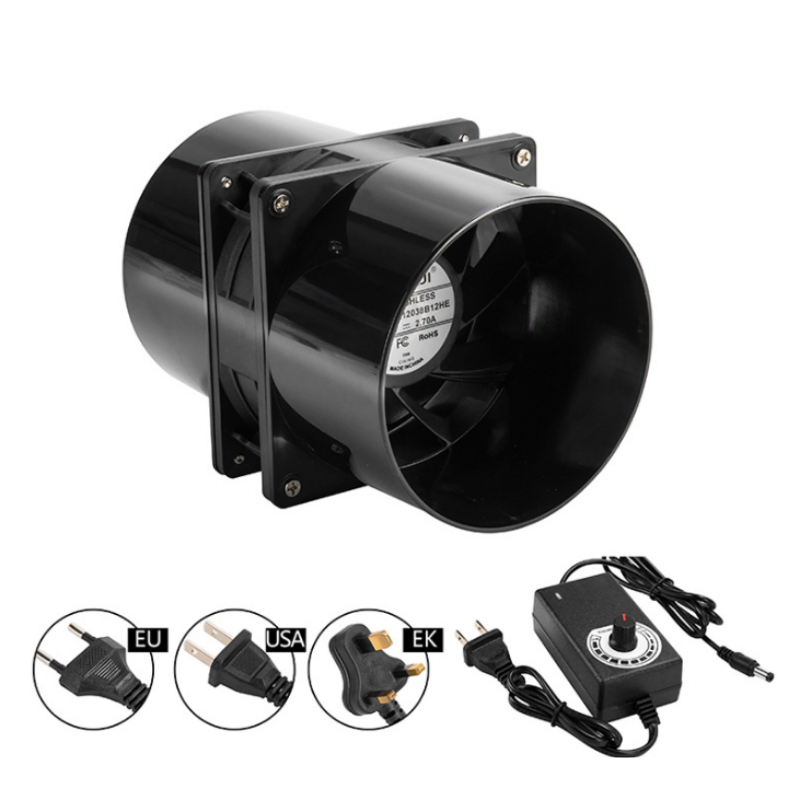 Fume Extractor Laser - พัดลมระบายอากาศแบบแกนขนาด 4 นิ้ว 1 ชิ้น สำหรับงาน
