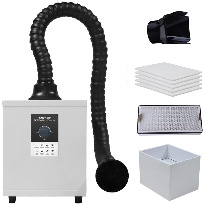 เครื่องดูดควันบัดกรีพร้อมตัวกร - Fume Extractor Laser บทวิจารณ์และราคา
