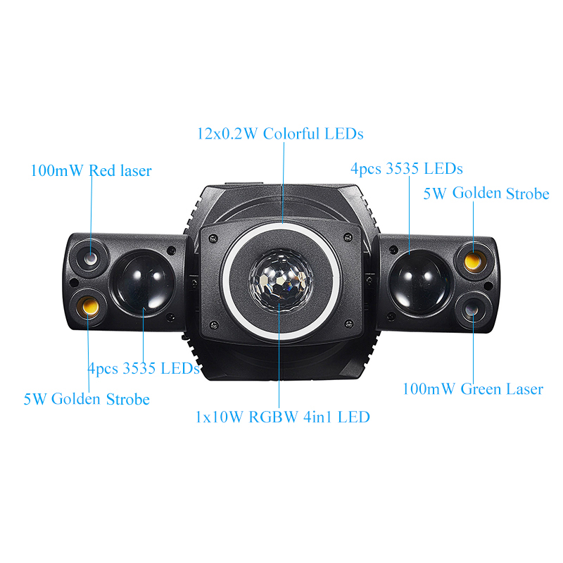 ไฟเลเซอร์ DMX สีสันสดใส ไฟสโตร - Industrial Laser Beam บทวิจารณ์และราคา