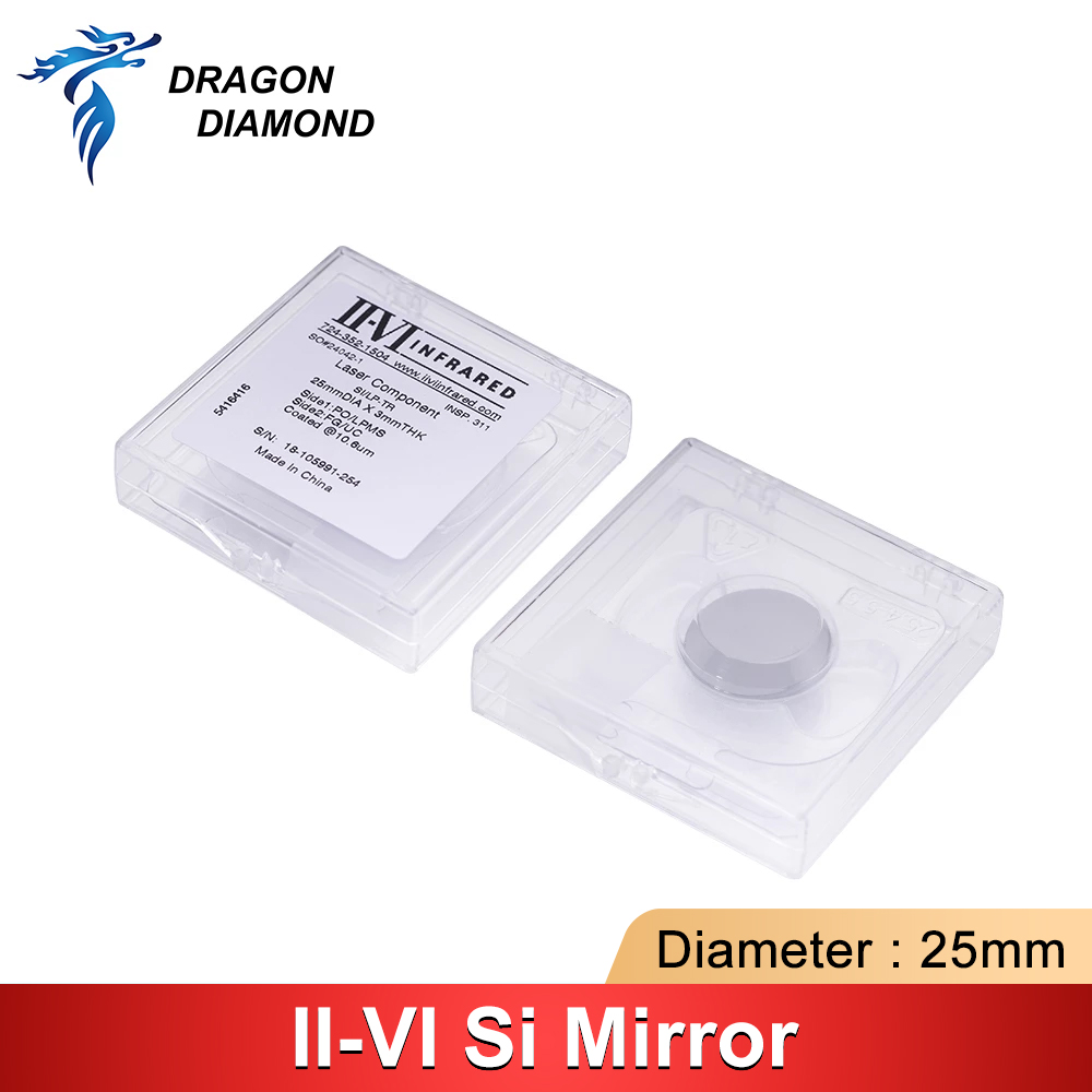 II-VI อินฟราเรด Si เลเซอร์กระจ - Co2 Laser Mirror บทวิจารณ์และราคา