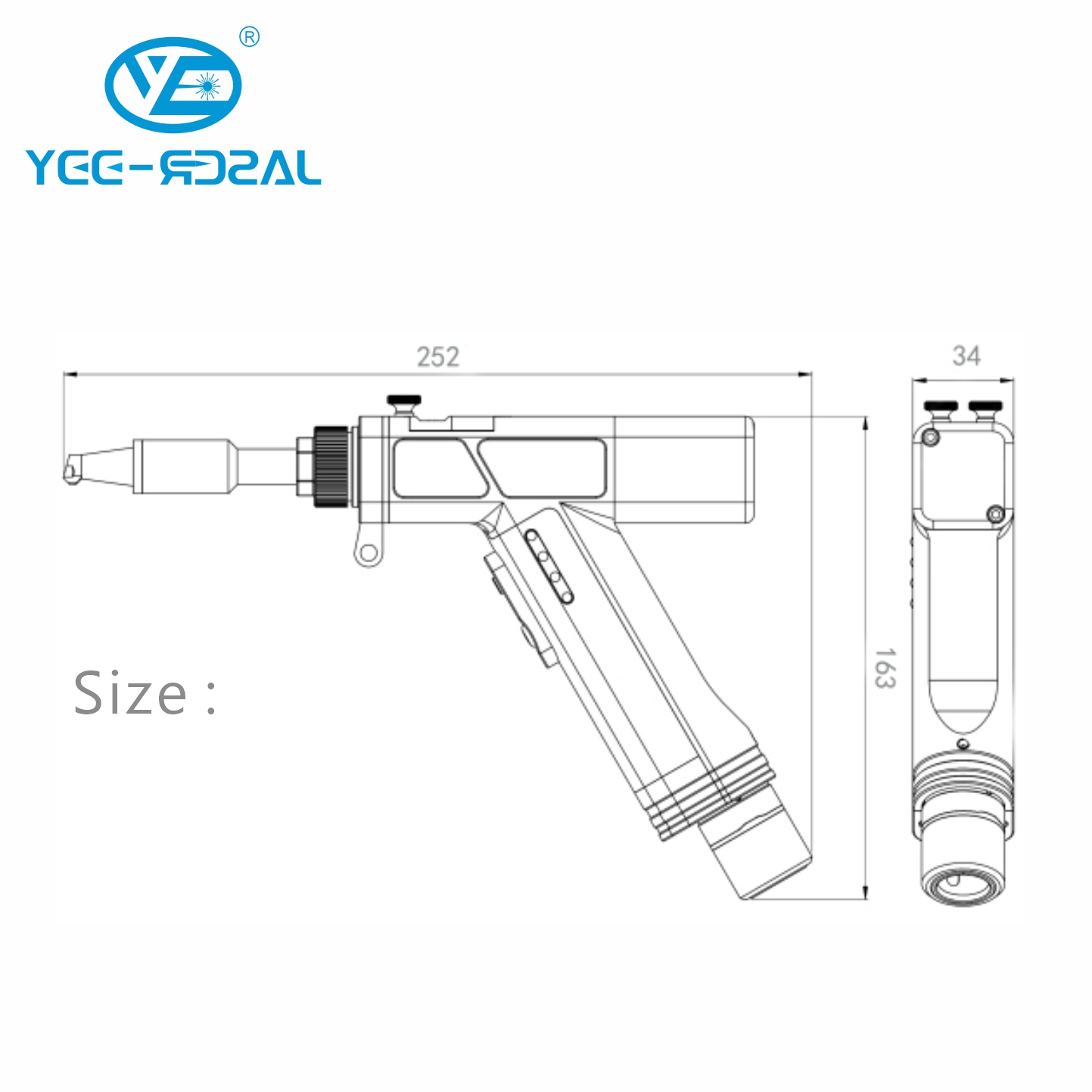 หัวเชื่อมเลเซอร์แบบมือถือ NEW  - Industrial Laser Welding Gun บทวิจารณ์และราคา