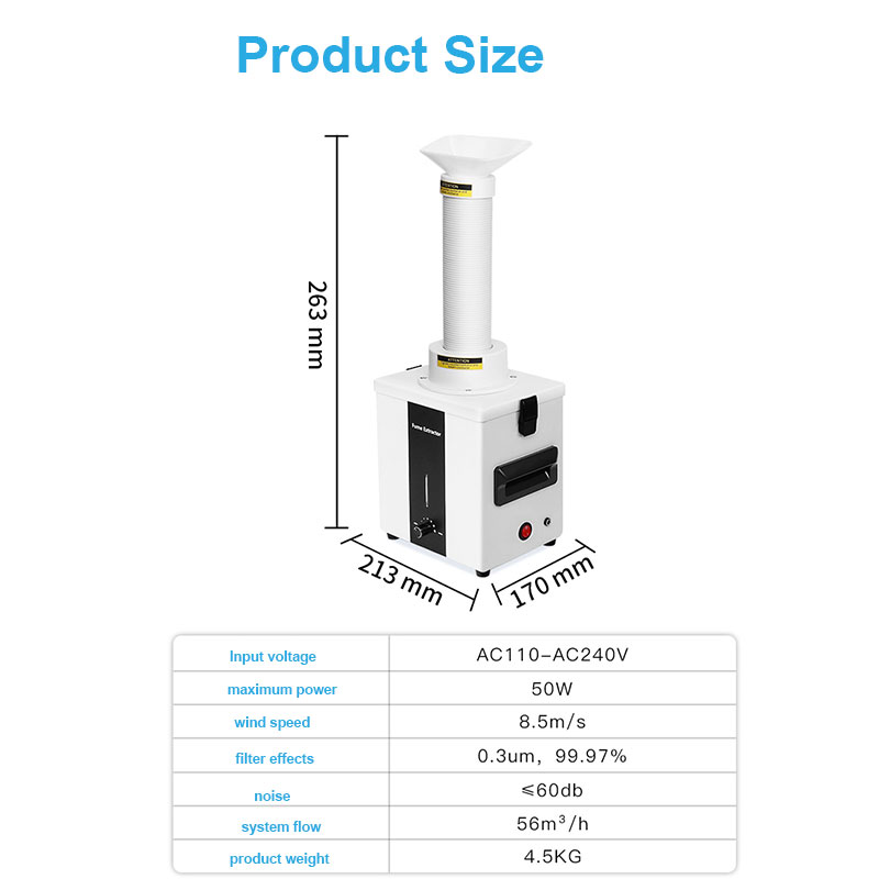 เครื่องกำจัดควันเลเซอร์ เครื่อ - Fume Extractor Laser บทวิจารณ์และราคา