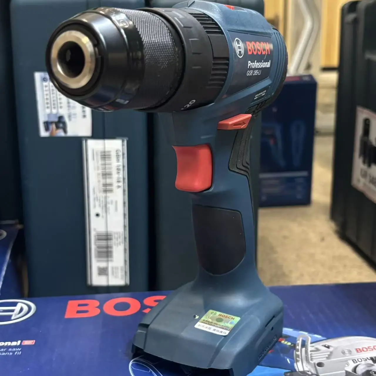 BOSCH GSB 185-LI สว่านกระแทกไร - Bosch Drill Gsb 18V บทวิจารณ์และราคา