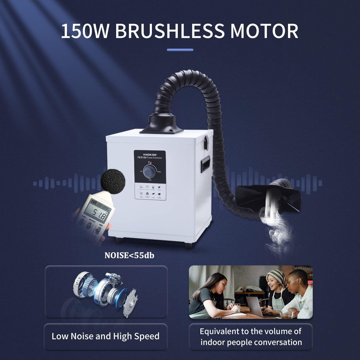 เครื่องดูดควันอุตสาหกรรม KNOKO - Fume Extractor Laser บทวิจารณ์และราคา