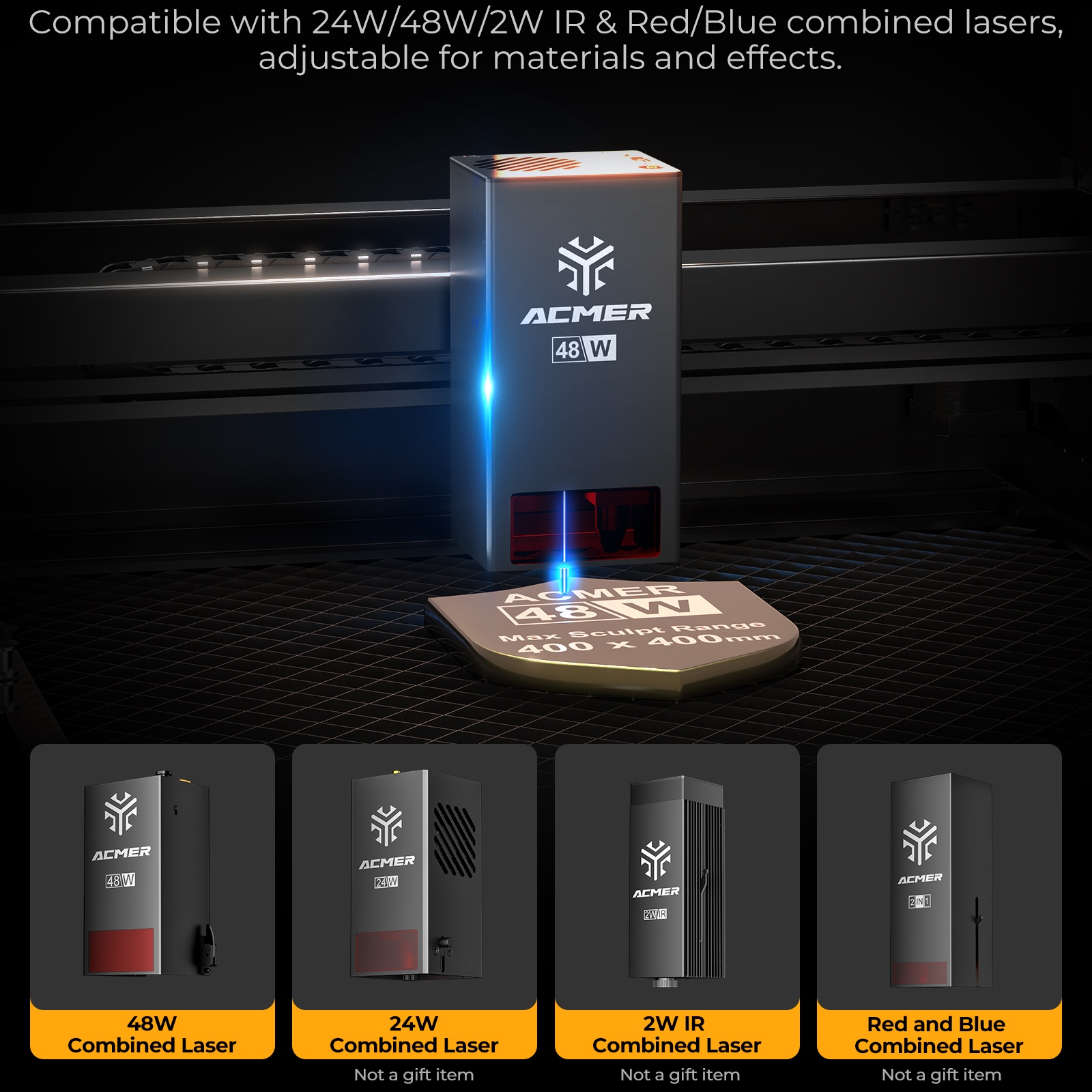 ACMER P3 เครื่องตัดเลเซอร์อุตส - Industrial Acrylic Laser Cutter บทวิจารณ์และราคา