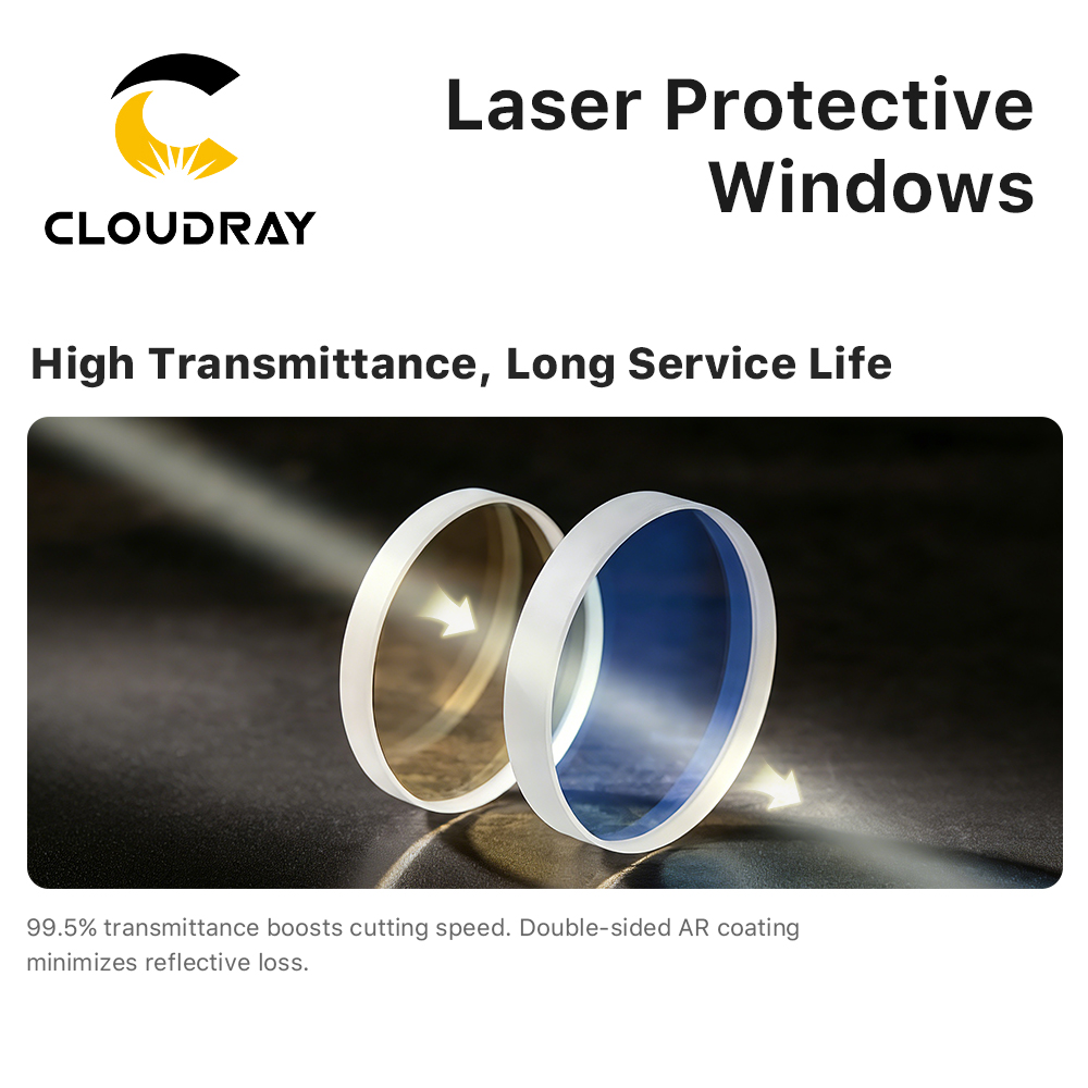 Cloudray ชุดป้องกันเลนส์ออปติค - Co2 Laser Mirror บทวิจารณ์และราคา