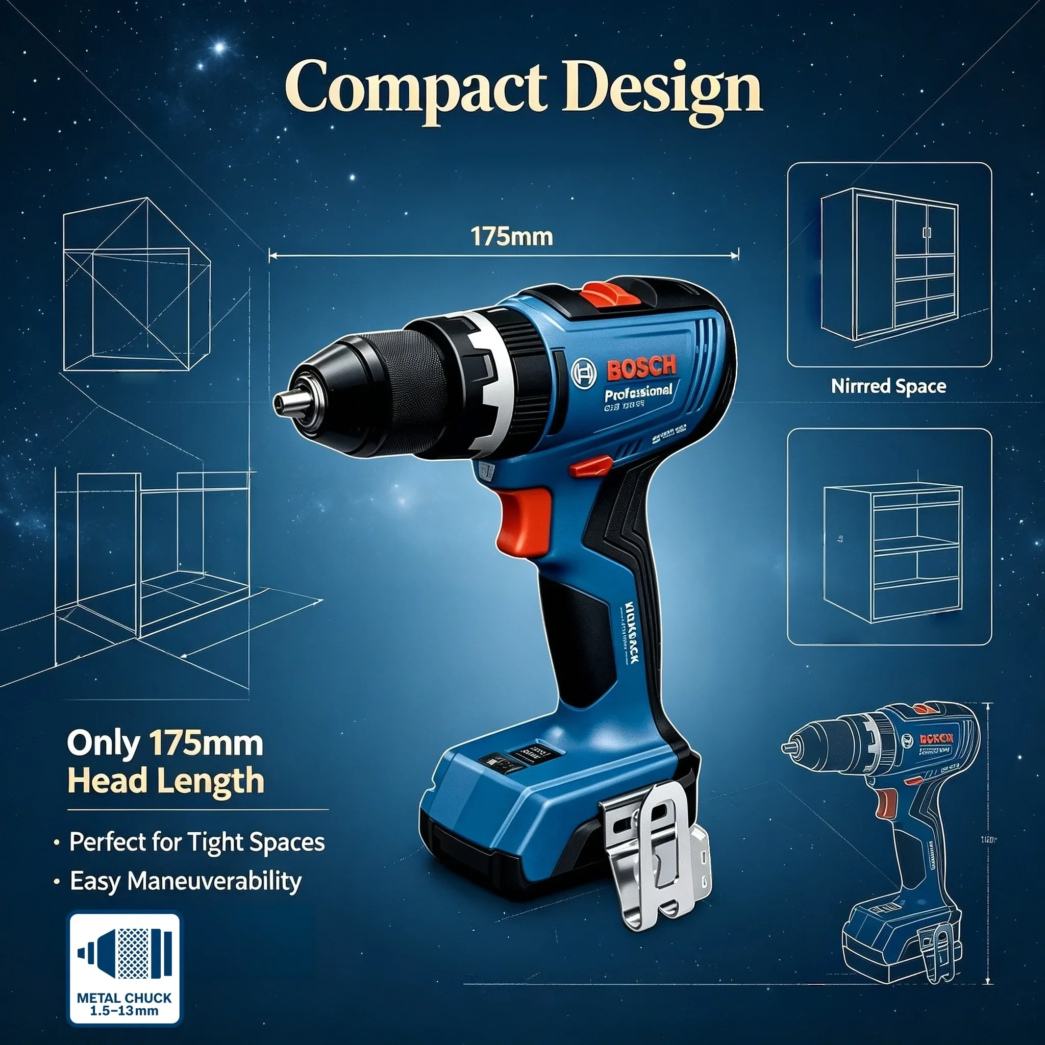 BOSCH GSB 18V-65 สว่านไร้สายแบ - Bosch Drill Gsb 18V บทวิจารณ์และราคา