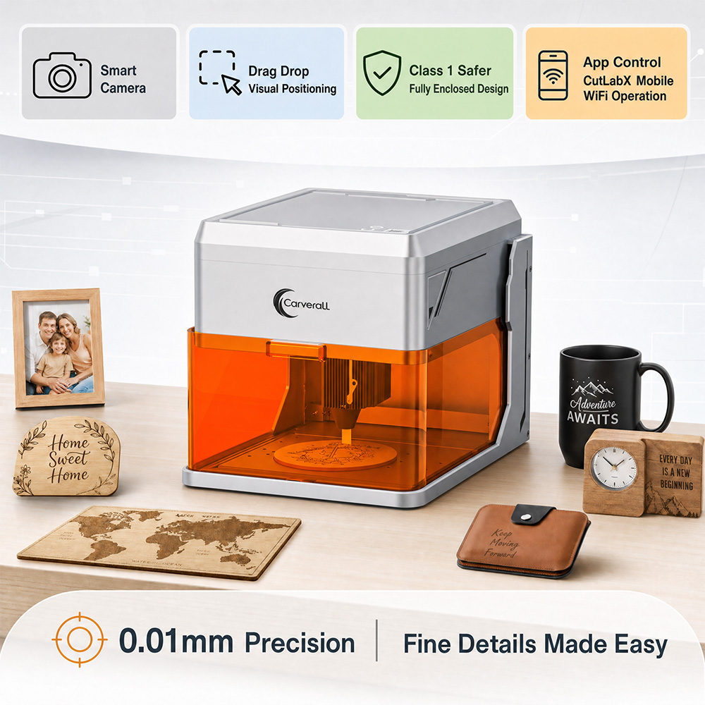 เครื่องแกะสลักเลเซอร์ Carveral - Industrial Acrylic Laser Cutter บทวิจารณ์และราคา