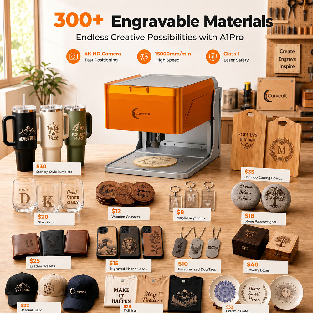 เครื่องแกะสลักเลเซอร์ Carveral - Industrial Acrylic Laser Cutter บทวิจารณ์และราคา