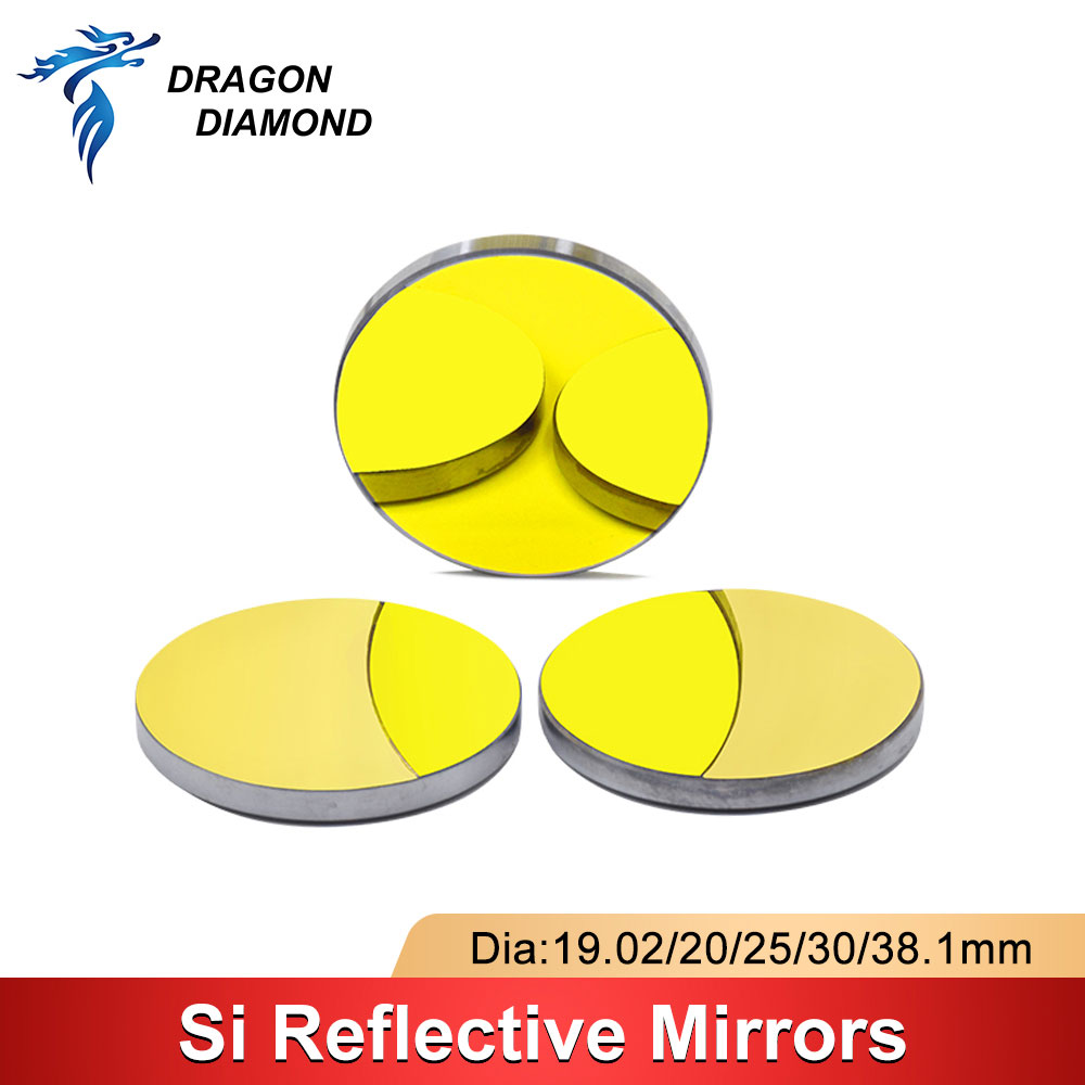 มังกรเพชร3Pcs ซิลิโคน CO2เลเซอ - Co2 Laser Mirror บทวิจารณ์และราคา