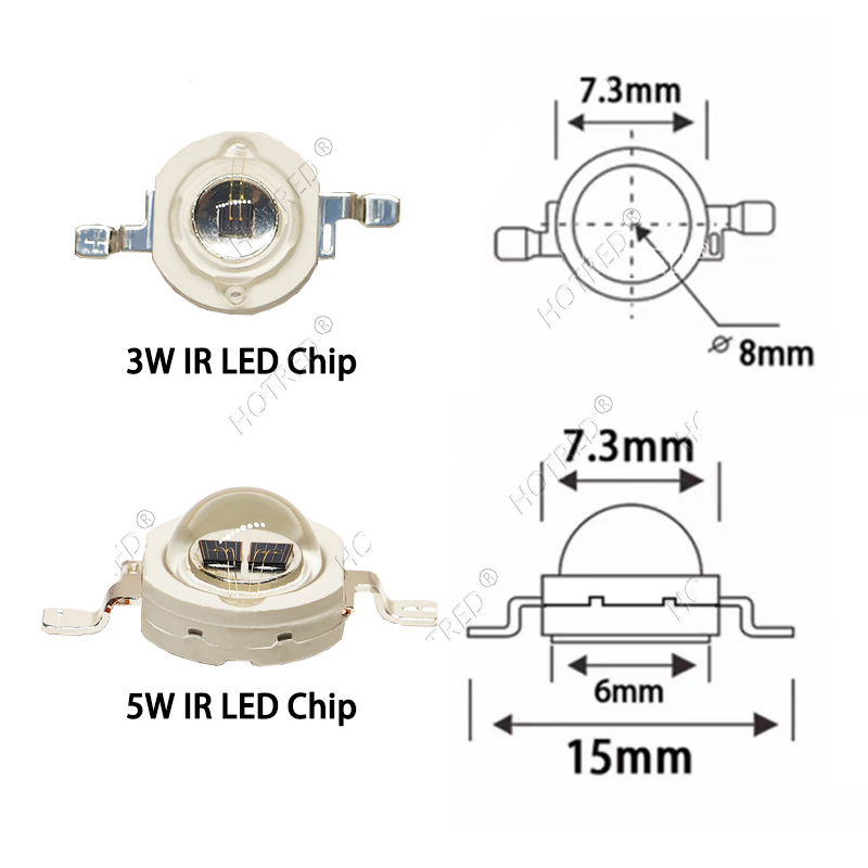 1-10 ชิ้น IR LED 3W 5W 1050nm  - Industrial Laser Beam บทวิจารณ์และราคา