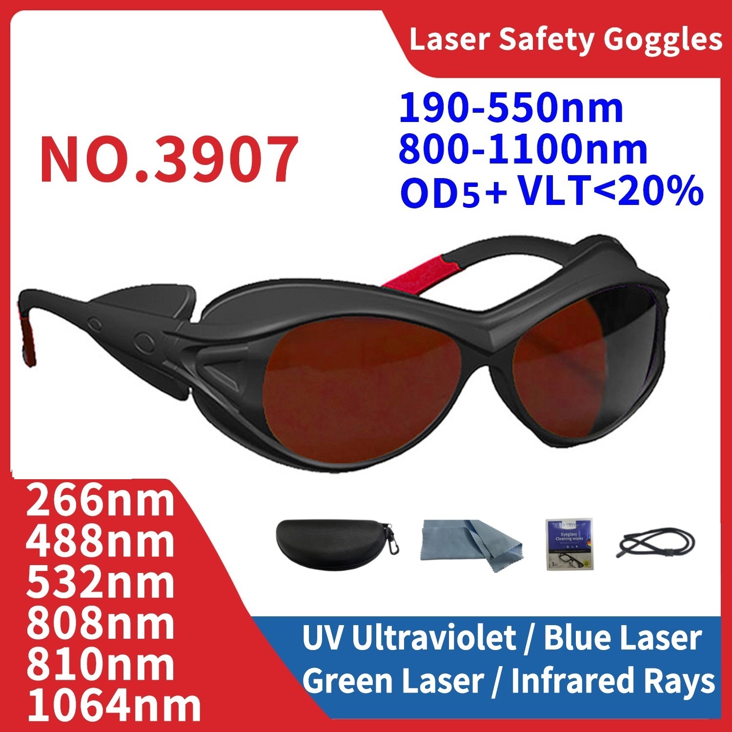 แว่นตาเลเซอร์แว่นตาป้องกันอุตส - Industrial Yag Laser บทวิจารณ์และราคา